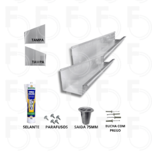Kit Calha 6m