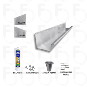Kit Calha 3m